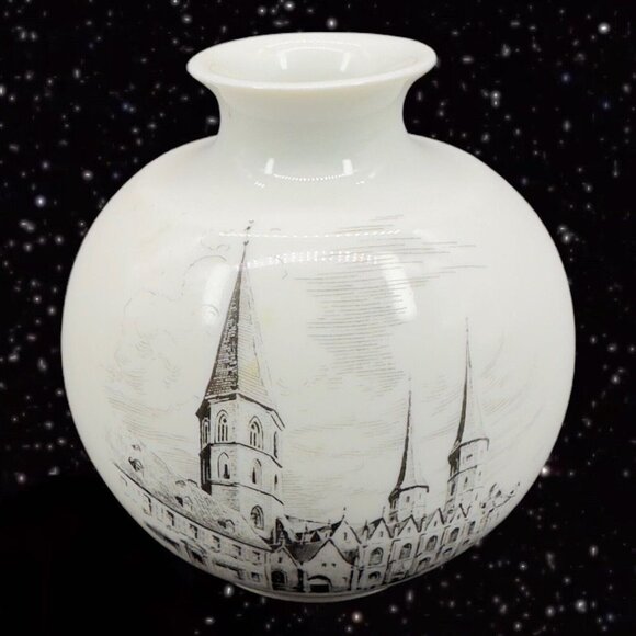 Vintage Kaiser Porcelain Vase Ceramic Made in West Germany Kaiserslantern - Picture 10 of 13